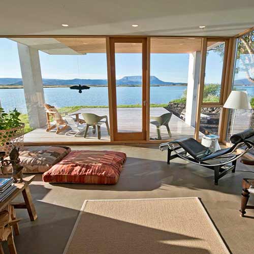 Living area myvatn cottage