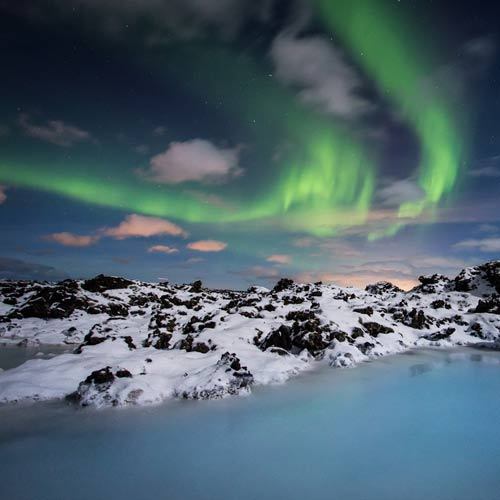 Northern Lights Blue Lagoon