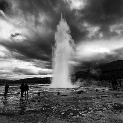 Strokkur erupting