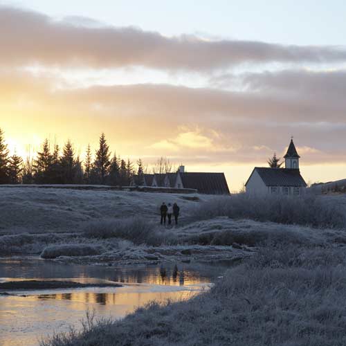 Thingvellir in winter